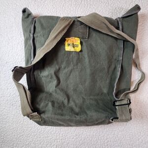 Olive Canvas Backpack